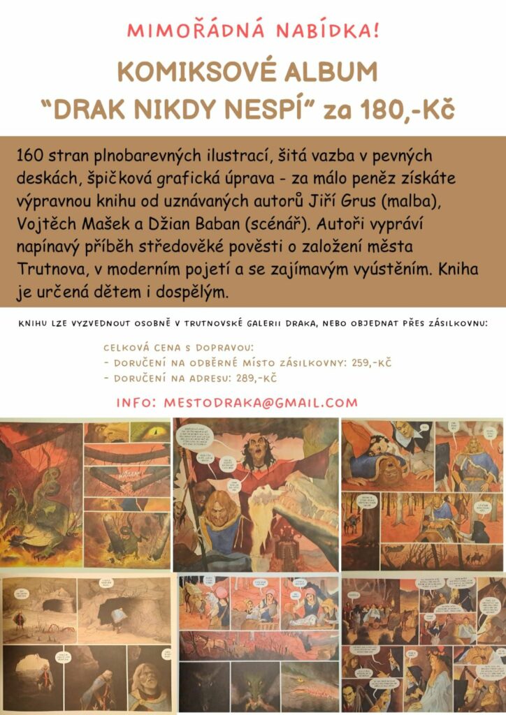 Komiks Drak nikdy nespí